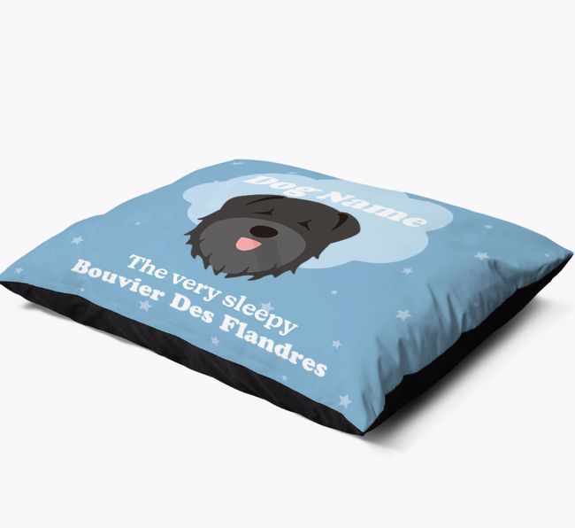 'The Very Sleepy Dog' - Personalised {breedFullName} Dog Bed
